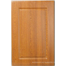 Puerta de gabinete madera de PVC cocina puerta del gabinete (HLPVC-1)